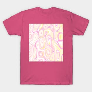 Pink and yellow blobs T-Shirt